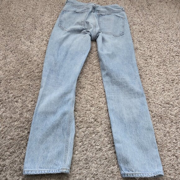 Agolde Jeans Women 27 Jamie High Rise Classic Shakedown Distressed Denim - Picture 8 of 8